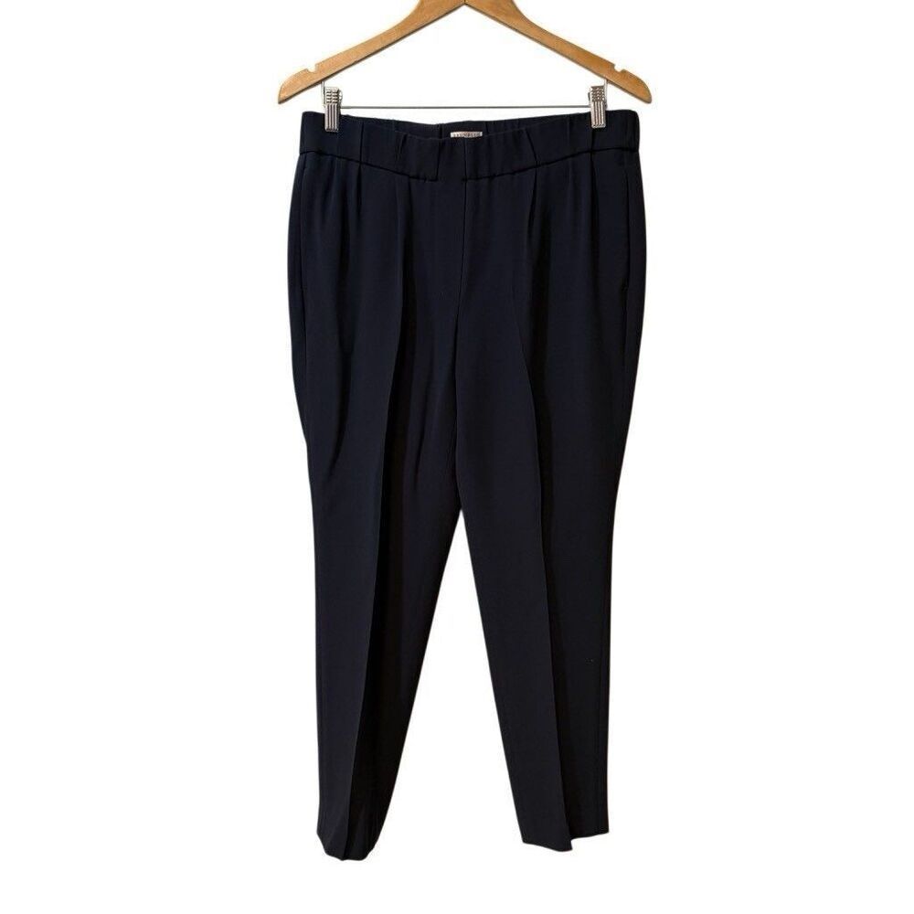 BRUNELLO CUCINELLI Cady Tailored Jogger Trouser Pants Sz US 8 Silk Acetate Crepe